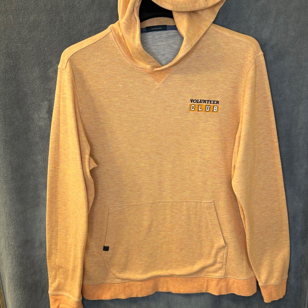 Turtleson‎ Tennessee Vols Volunteer Club Mens L Hoodie Orange Heather Pullover